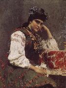 Ilia Efimovich Repin German Raga rice Luowa portrait oil painting on canvas